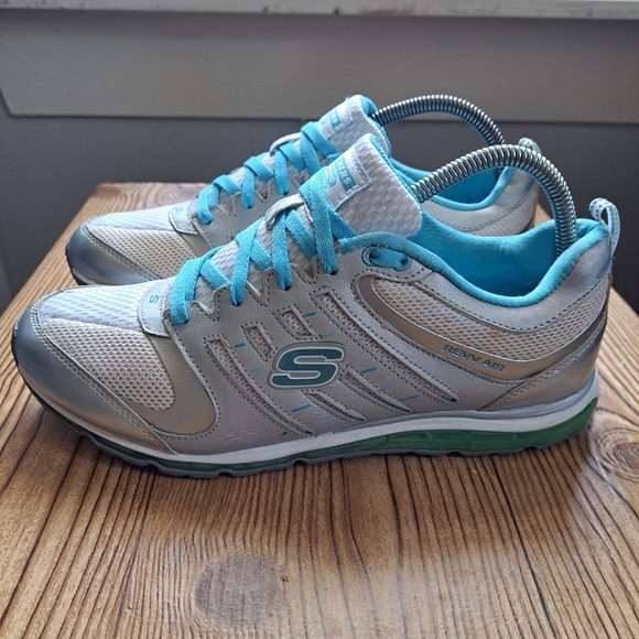 Skechers Revv Air Cross Trainer Sz 10 Wht B (SN 12266) Running shoes - Picture 5 of 12